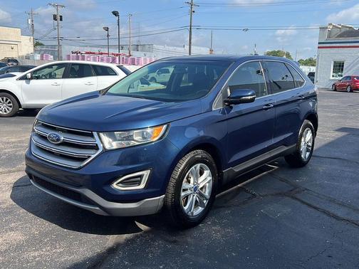 Blue Jeans Metallic 2017 Ford Edge SEL