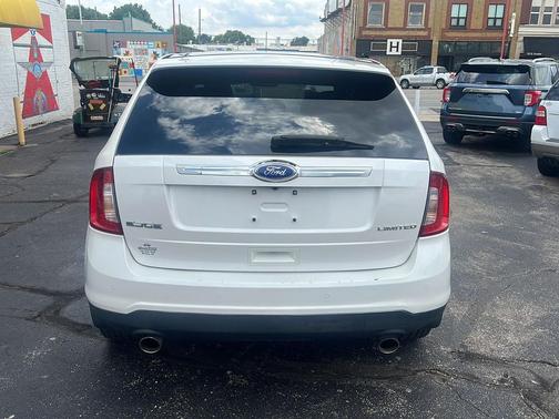 White Platinum Metallic Tri-Coat 2012 Ford Edge Limited