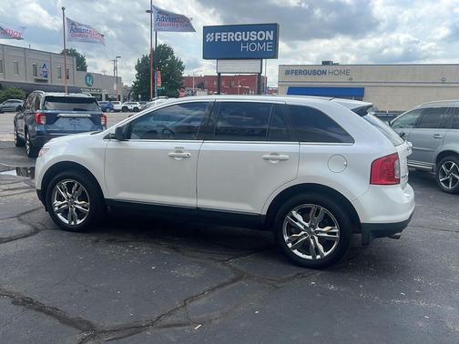 White Platinum Metallic Tri-Coat 2012 Ford Edge Limited