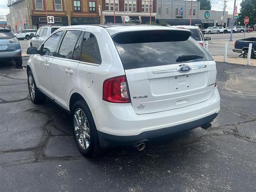 White Platinum Metallic Tri-Coat 2012 Ford Edge Limited