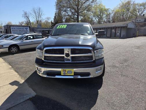 Black 2010 Dodge Ram 1500 SLT