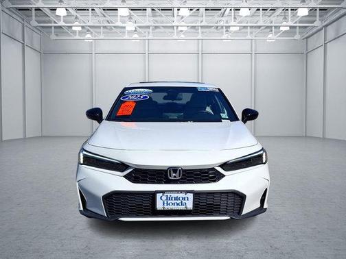 Platinum White Pearl 2025 Honda Civic Hybrid