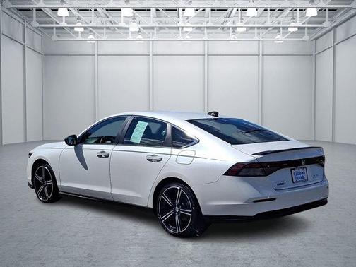 Platinum White Pearl 2025 Honda Accord Hybrid Sport