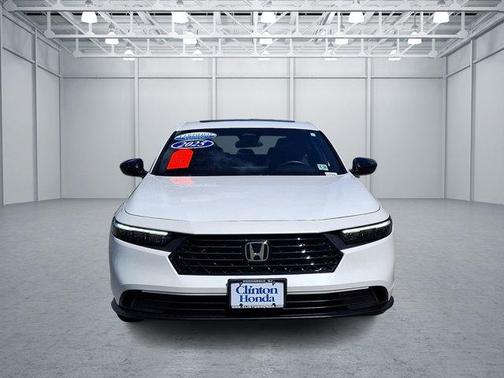 Platinum White Pearl 2025 Honda Accord Hybrid Sport