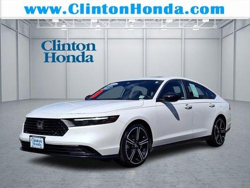 Platinum White Pearl 2025 Honda Accord Hybrid Sport