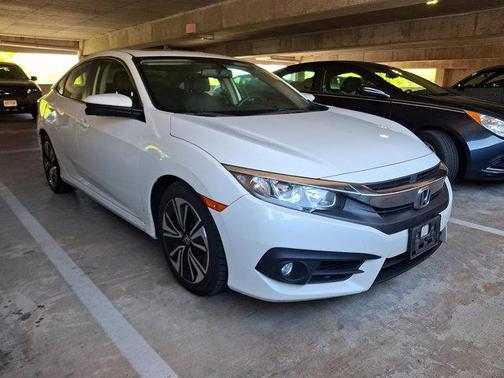White Orchid Pearl 2018 Honda Civic EX-L