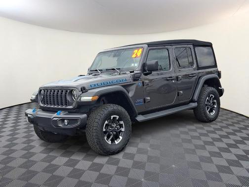 Granite Crystal Clearcoat Metallic 2024 Jeep Wrangler 4xe Rubicon