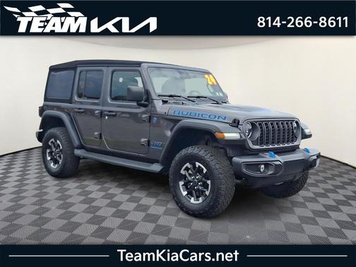 Granite Crystal Clearcoat Metallic 2024 Jeep Wrangler 4xe Rubicon