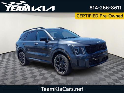 Gray 2024 Kia Sorento X-Line EX