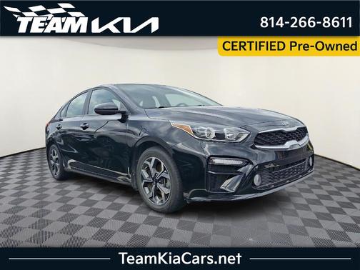 Aurora Black 2021 Kia Forte LXS