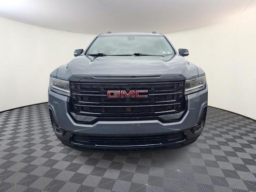Satin Steel Metallic 2021 GMC Acadia SLE