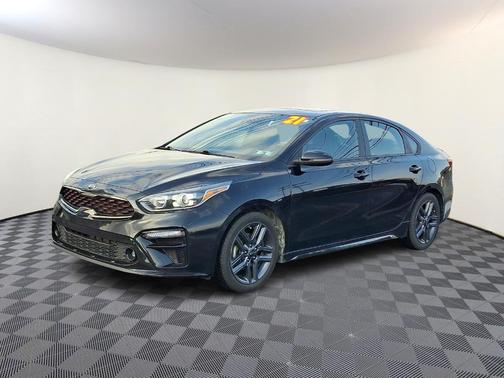 Aurora Black 2021 Kia Forte GT-Line