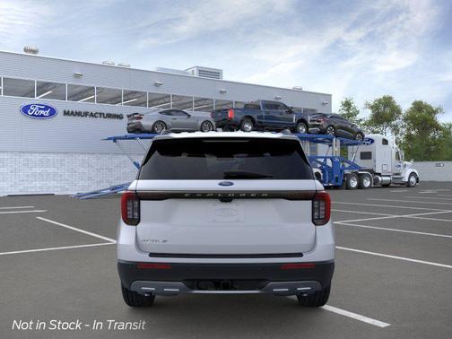 Space White Metallic 2026 Ford Explorer Active