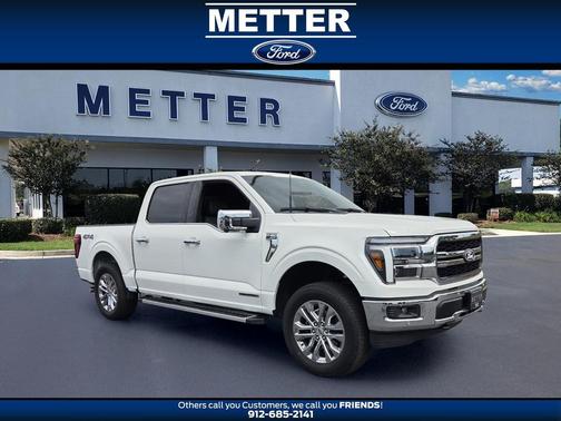Star White Metallic Tri-Coat 2025 Ford F-150 Lariat