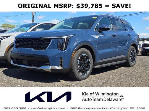 Midnight Lake Blue 2026 Kia Sorento S