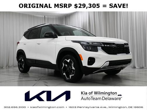 Clear White/Black Roof 2026 Kia Seltos S