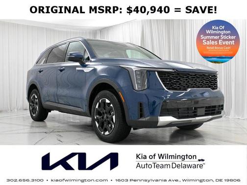 Midnight Lake Blue 2026 Kia Sorento S