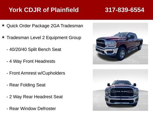Red 2024 RAM 2500 Tradesman