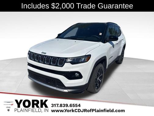 Bright White Clearcoat 2024 Jeep Compass Limited