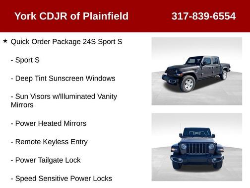 2022 Jeep Gladiator Sport