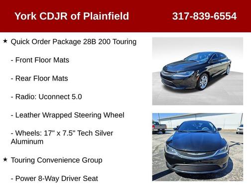 Black Clearcoat 2017 Chrysler 200 LX