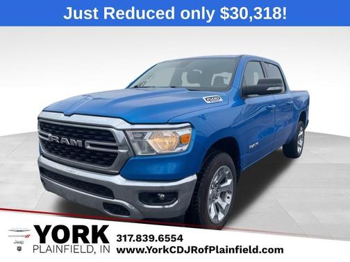 Hydro Blue Pearlcoat 2022 RAM 1500 Big Horn
