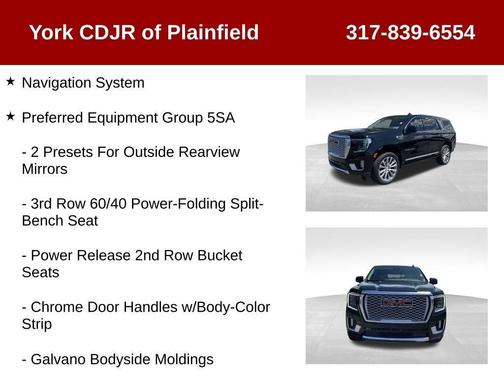 Onyx Black 2023 GMC Yukon Denali