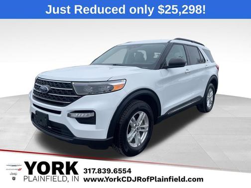 Oxford White 2023 Ford Explorer XLT