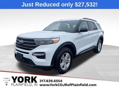 Oxford White 2023 Ford Explorer XLT
