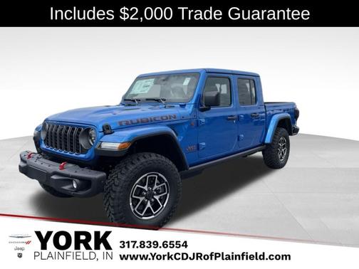 Hydro Blue Pearlcoat 2026 Jeep Gladiator Rubicon