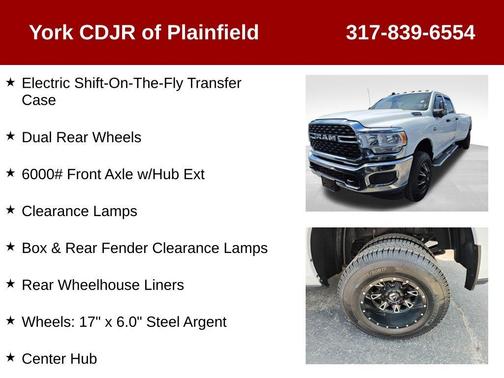 Bright White Clearcoat 2023 RAM 3500 Tradesman