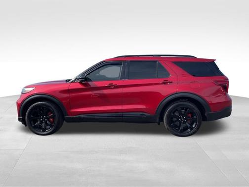 Red 2020 Ford Explorer ST