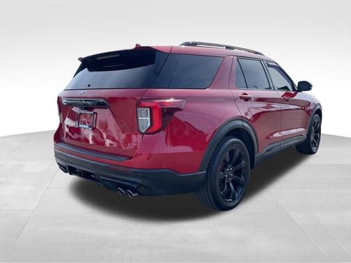 Red 2020 Ford Explorer ST