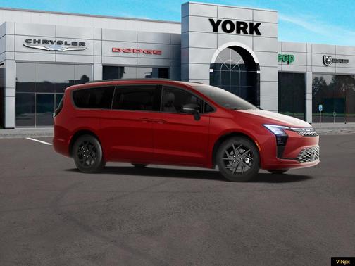 Red 2027 Chrysler Pacifica LIMITED