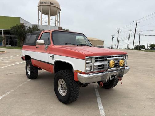 Red 1987 Chevrolet Blazer Base
