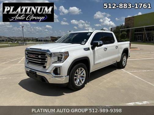 White Frost Tricoat 2021 GMC Sierra 1500 SLT