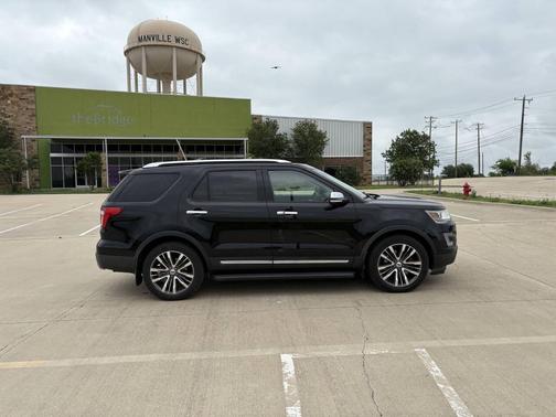 Shadow Black 2016 Ford Explorer Platinum