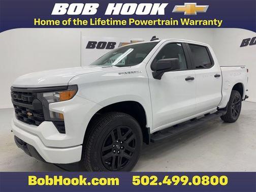 Summit White 2026 Chevrolet Silverado 1500 Custom