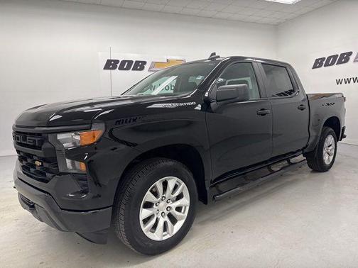 Black 2024 Chevrolet Silverado 1500 Custom