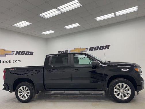 Black 2024 Chevrolet Silverado 1500 Custom