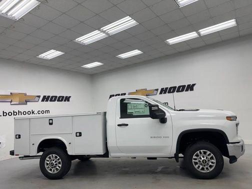 Summit White 2026 Chevrolet Silverado 2500 Regular Cab, Long Bed, WT, RWD