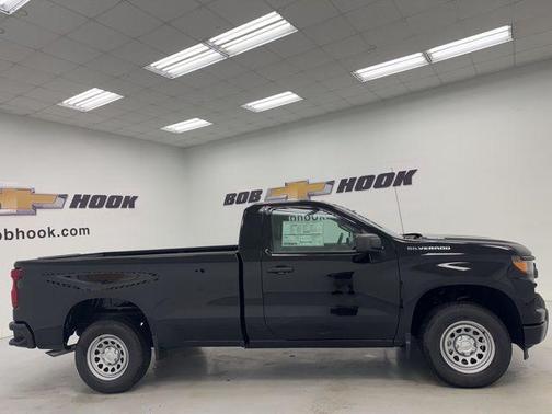Black 2026 Chevrolet Silverado 1500 WT
