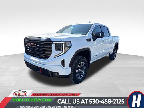 Summit White 2025 GMC Sierra 1500 AT4
