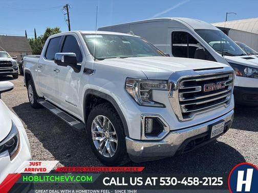 White Frost Tricoat 2020 GMC Sierra 1500 SLT