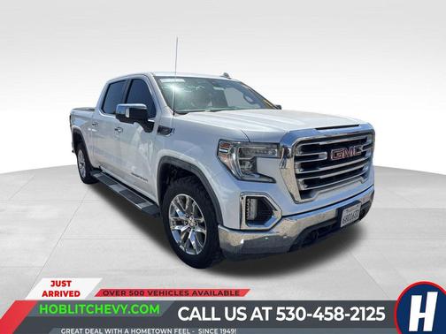 White Frost Tricoat 2020 GMC Sierra 1500 SLT
