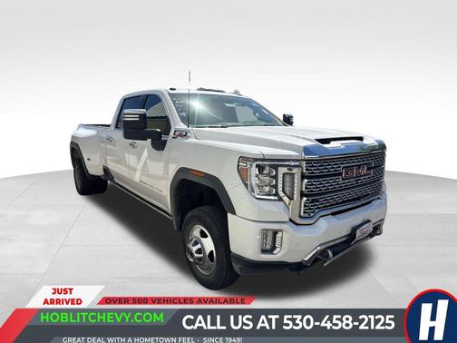 White Frost Tricoat 2022 GMC Sierra 3500 Denali
