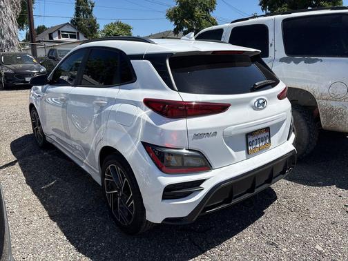 Lunar White 2023 Hyundai KONA N Line