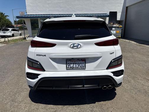 Lunar White 2023 Hyundai KONA N Line
