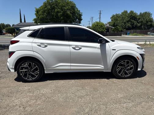 Lunar White 2023 Hyundai KONA N Line
