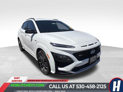 Lunar White 2023 Hyundai KONA N Line